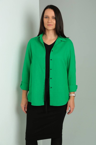 Блуза Ma Vie М618-1 зеленый - фото 3