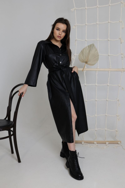Платье AMORI 9606 черный - фото 1