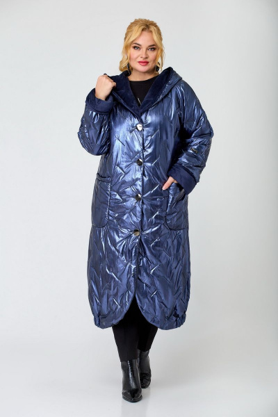 Пальто Svetlana-Style 1653 синий - фото 1