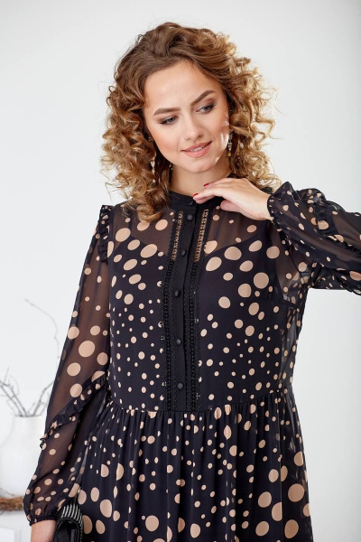 Платье Romanovich Style 3-2445 черный - фото 9