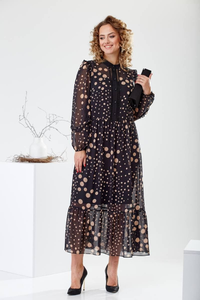 Платье Romanovich Style 3-2445 черный - фото 2