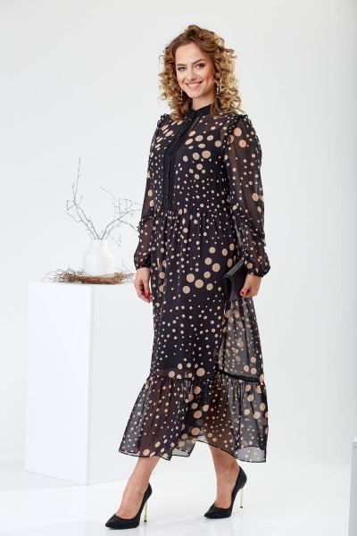 Платье Romanovich Style 3-2445 черный - фото 3