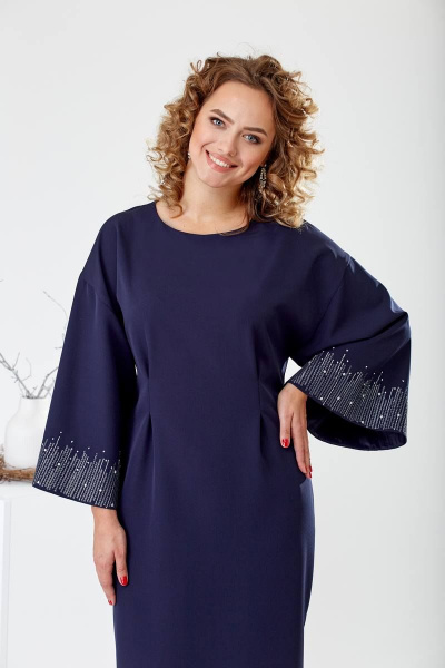 Платье Romanovich Style 1-2432 синий - фото 5