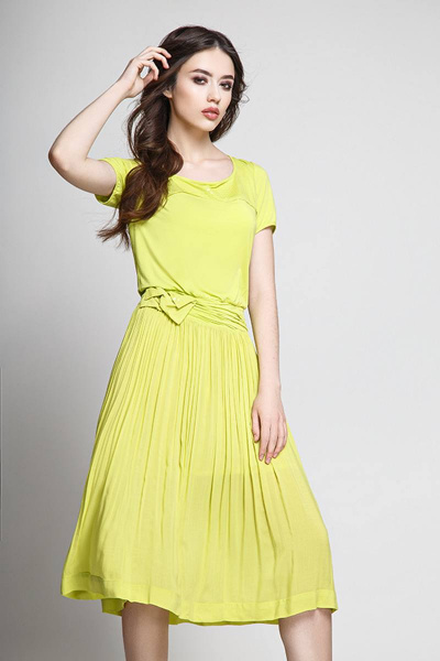 Платье Teffi Style L-1174 лайм - фото 1