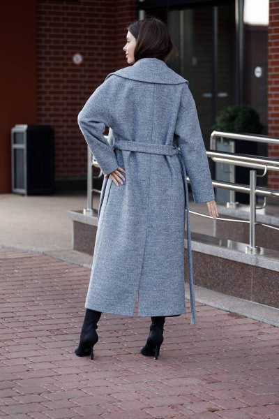 Пальто Ivera 7006-1 серый - фото 3