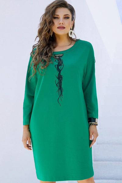Платье Vittoria Queen 16913/2 зеленый - фото 1