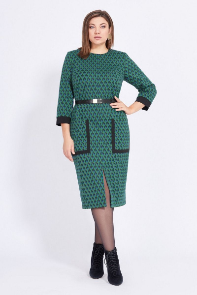 Платье Милора-стиль 1042 зеленый - фото 1