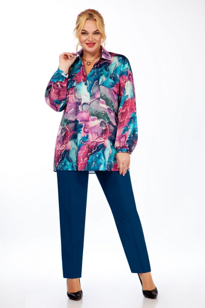 Блуза, брюки Элль-стиль 2155/1 - фото 2