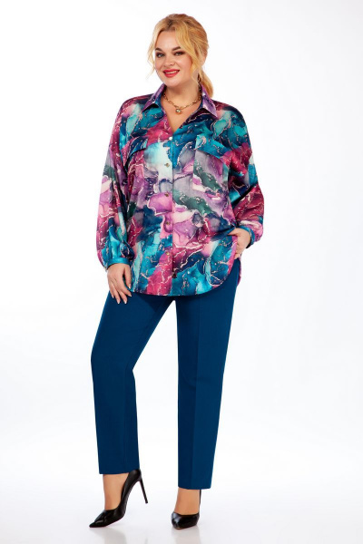 Блуза, брюки Элль-стиль 2155/1 - фото 1