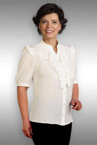 Блуза Таир-Гранд 62215-2 молоко - фото 1