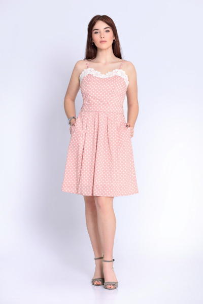 Жакет, платье Jersey 1700 розовый - фото 2
