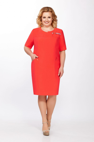 Платье LaKona 1215 красный - фото 1