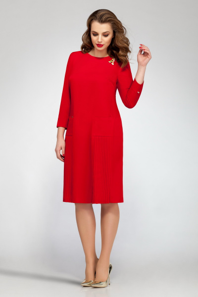 Платье Магия моды 1490 красный - фото 1