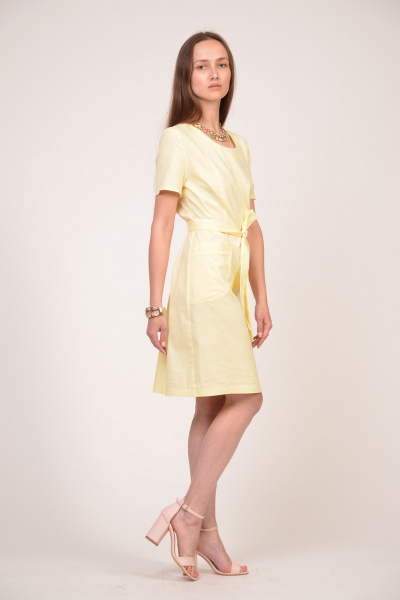 Платье Domna 327 желтый - фото 2