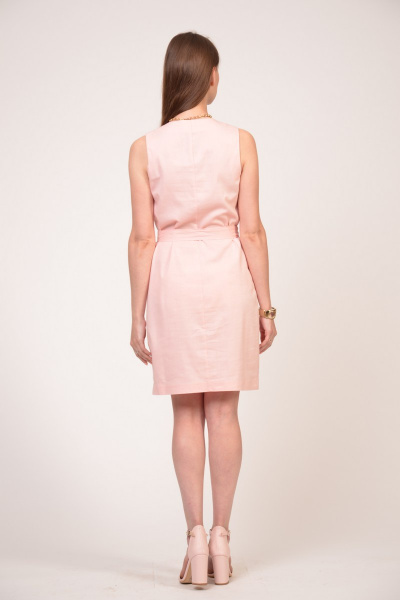 Платье Domna 330 розовый - фото 3