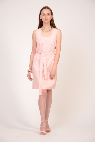 Платье Domna 330 розовый - фото 1