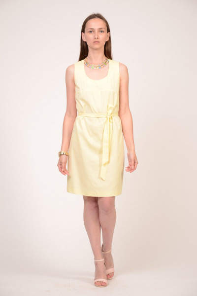 Платье Domna 331 желтый - фото 1