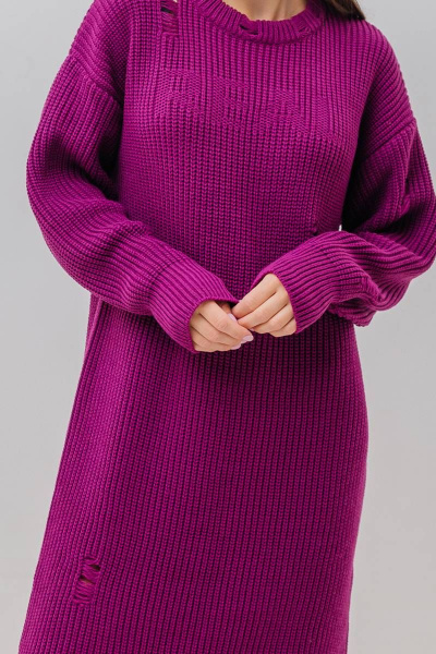 Платье Romgil 811ПТЗ темно-пурпурный - фото 5