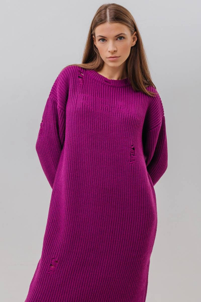 Платье Romgil 811ПТЗ темно-пурпурный - фото 2