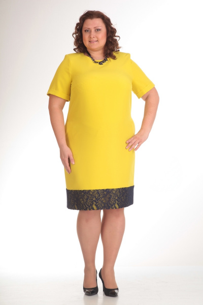Платье СиБон 0980 желтый - фото 1