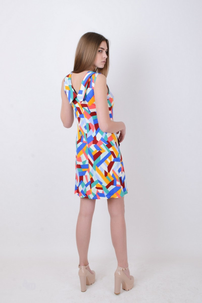 Платье Mita ЖМ806 радуга - фото 3