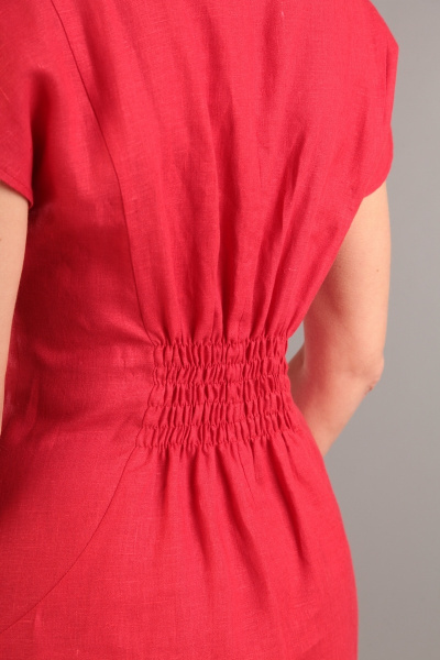 Платье Диомант 1090 красный - фото 2