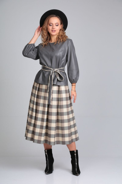 Блуза, юбка Милора-стиль 1056 - фото 1
