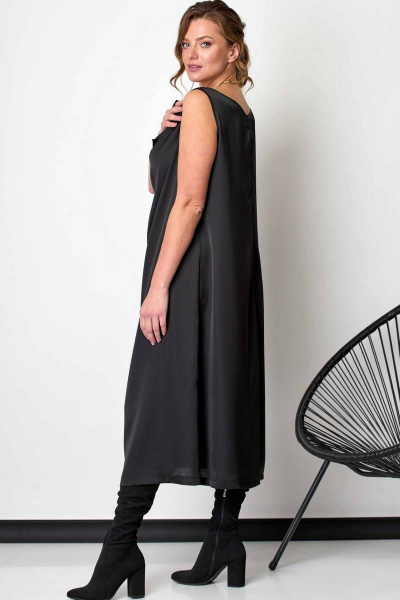 Платье SOVA 11046 черный - фото 8