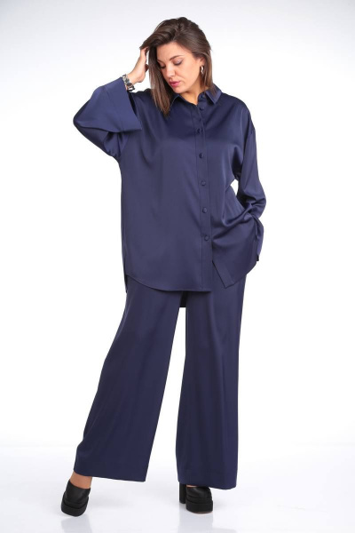 Брюки, рубашка Karina deLux M-1005-4 синий - фото 4