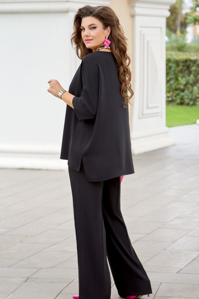 Блуза, брюки Vittoria Queen 17333 черный - фото 11