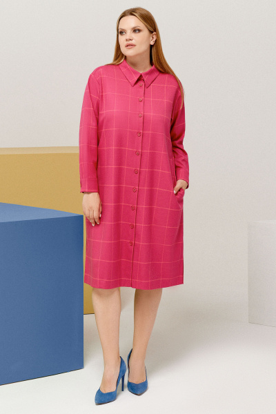 Платье Панда 120380w розовый - фото 2