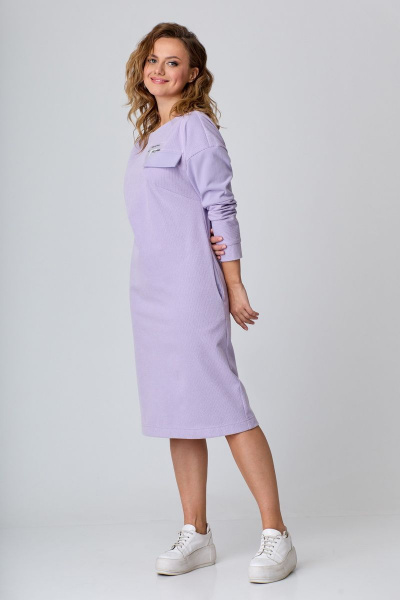 Платье Мишель стиль 1088 нежно лиловый - фото 6