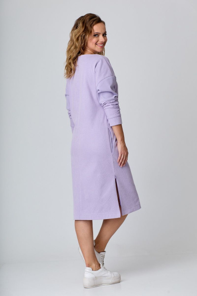 Платье Мишель стиль 1088 нежно лиловый - фото 3