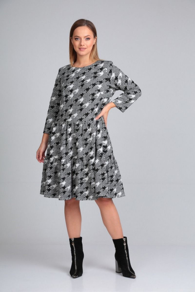 Платье Милора-стиль 822 серый - фото 1