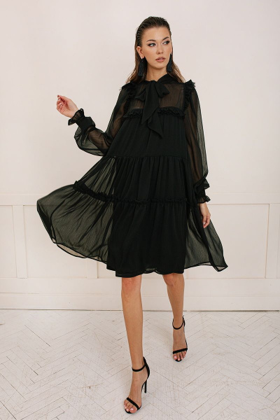 Платье Butеr 2490 черный - фото 1