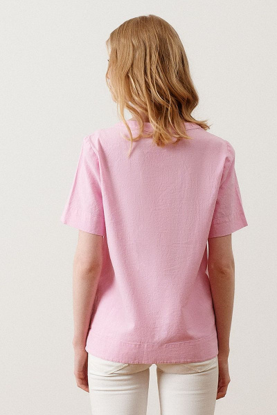 Блуза Панда 91340w розовый - фото 2