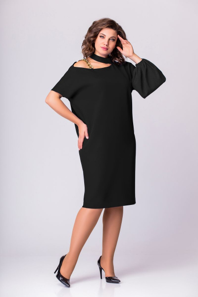 Платье EVA GRANT 220 черный - фото 4
