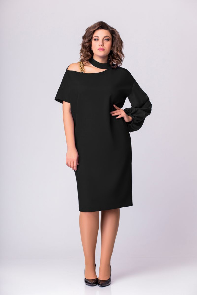 Платье EVA GRANT 220 черный - фото 2