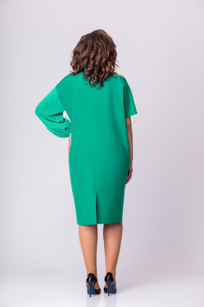 Платье EVA GRANT 220 зеленый - фото 7