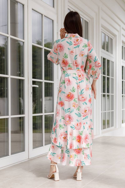 Платье Ivera 1089 розовый - фото 6