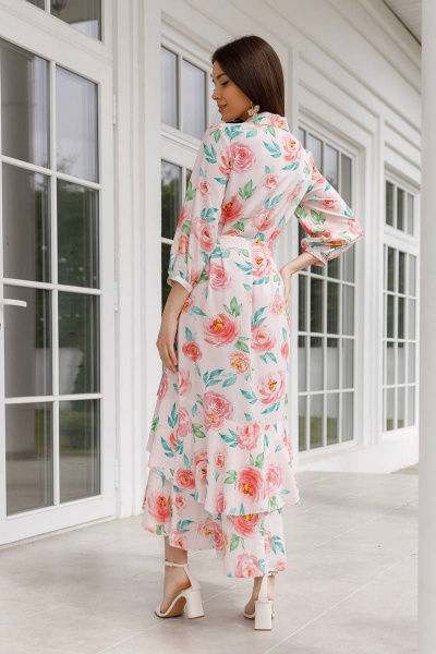 Платье Ivera 1089 розовый - фото 2