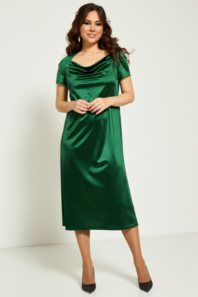 Кардиган, платье Магия моды 2196 зеленый - фото 5