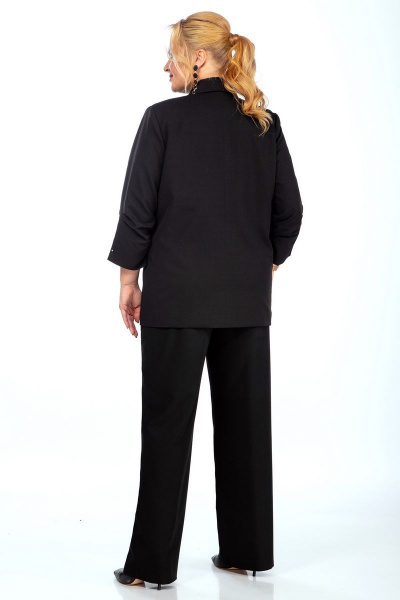 Блуза, брюки, жакет Alani Collection 1802 черный - фото 10