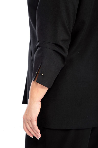 Блуза, брюки, жакет Alani Collection 1802 черный - фото 9