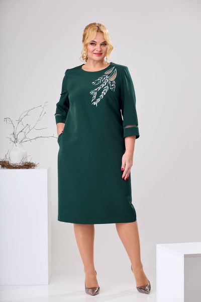 Платье Romanovich Style 1-2426 изумруд - фото 1