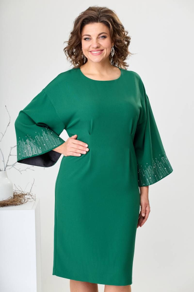 Платье Romanovich Style 1-2432 зеленый - фото 3