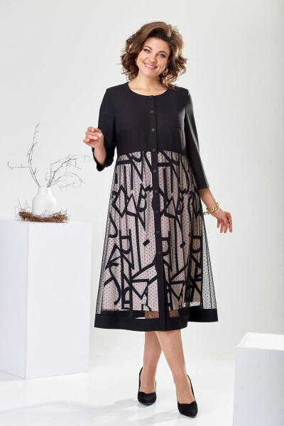 Платье Romanovich Style 1-2446 черный - фото 1