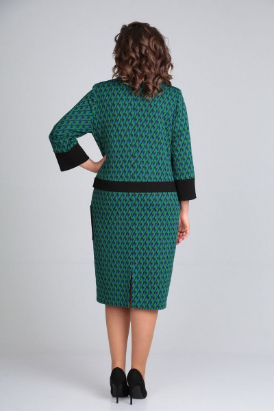 Платье Милора-стиль 1055 зеленое - фото 2