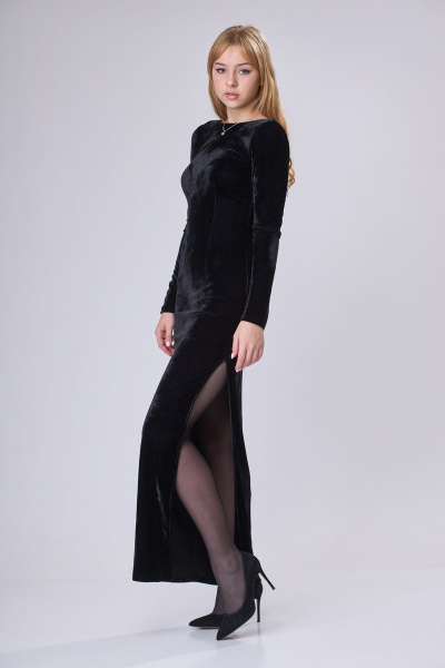 Платье T&N 7342-Д черный - фото 4