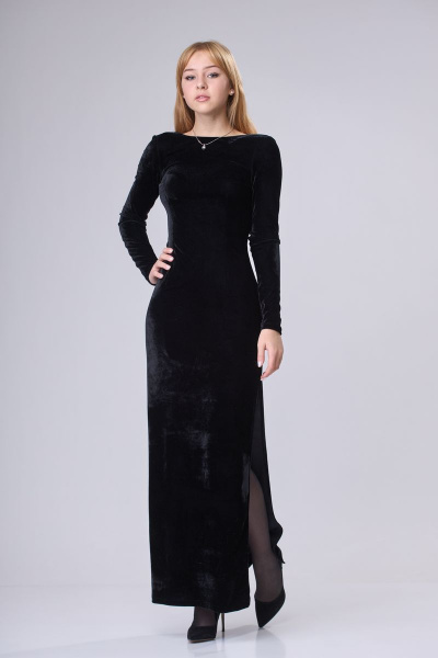 Платье T&N 7342-Д черный - фото 1